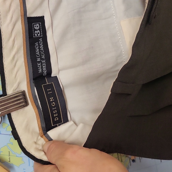 OLIVE Men's dress pants, made in canada - Picture 2 of 7